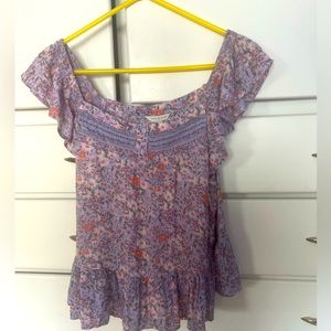 Lucky Brand Peplum Top